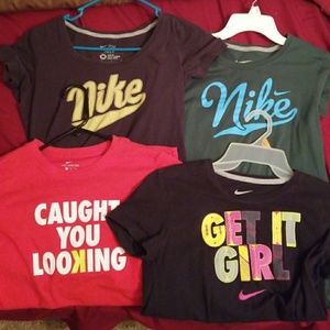 4 Nike tees